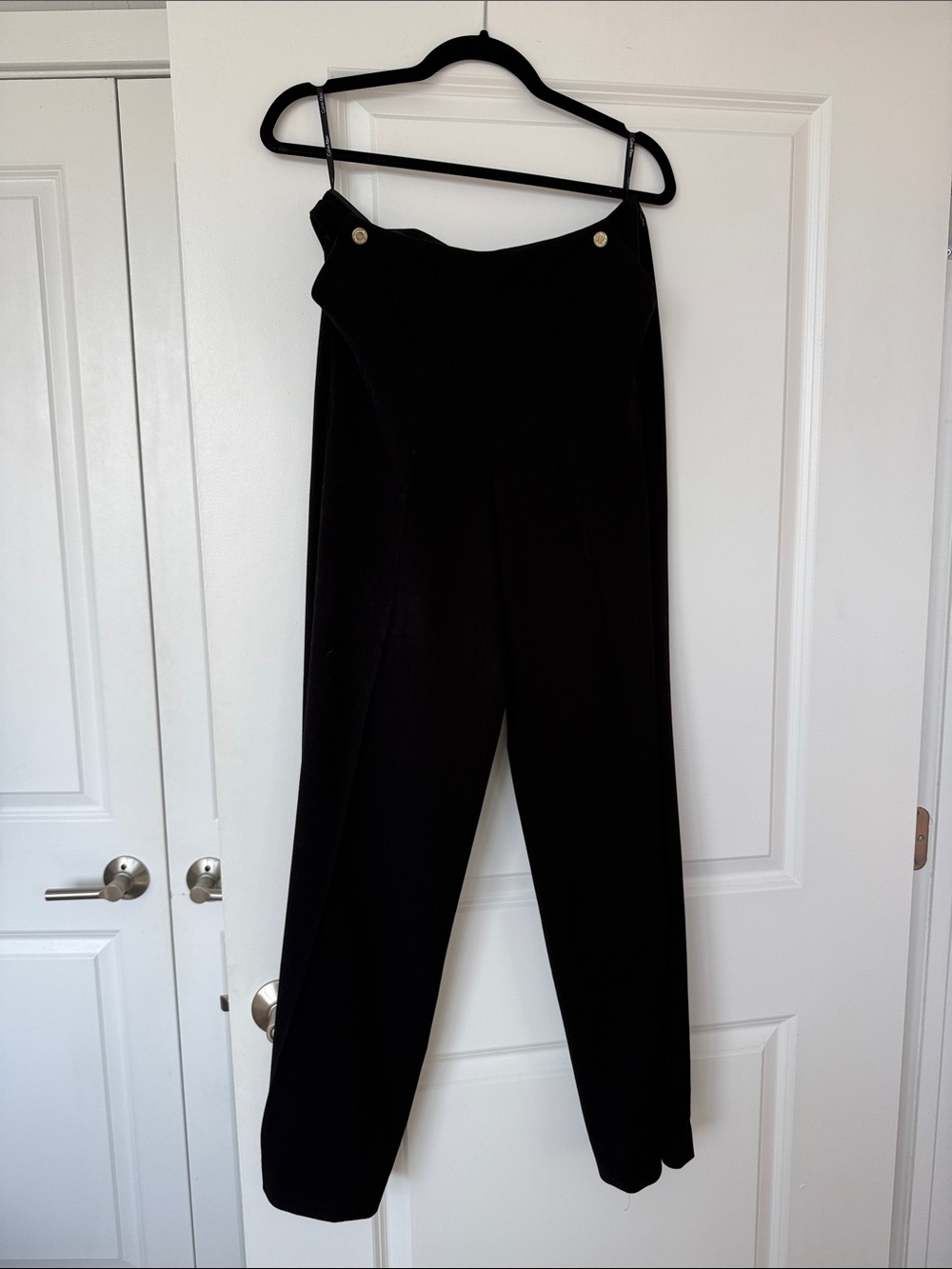 Calvin Klein black wide leg pant